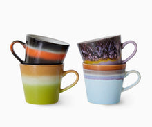 Afbeelding in Gallery-weergave laden, 70s ceramics cappuccino mugs verve
