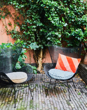 Afbeelding in Gallery-weergave laden, HKliving kussen Velvet Gestreept Red-Pink
