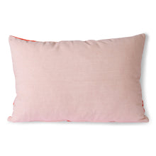 Afbeelding in Gallery-weergave laden, HKliving kussen Velvet Gestreept Red-Pink
